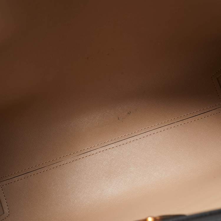 Pre Owned Kate Spade Black Leather Large Bleecker Tote