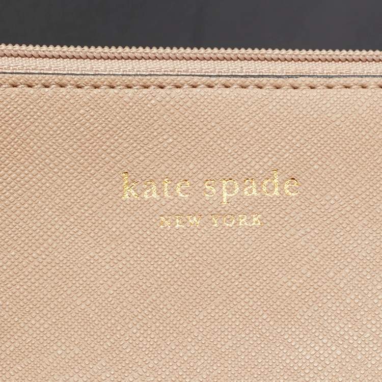 Pre Owned Kate Spade Black Leather Large Bleecker Tote