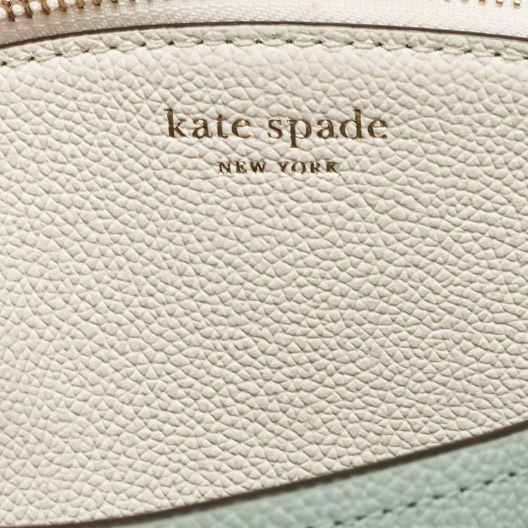 Pre Owned Kate Spade Tricolor Leather Medium Margaux Satchel