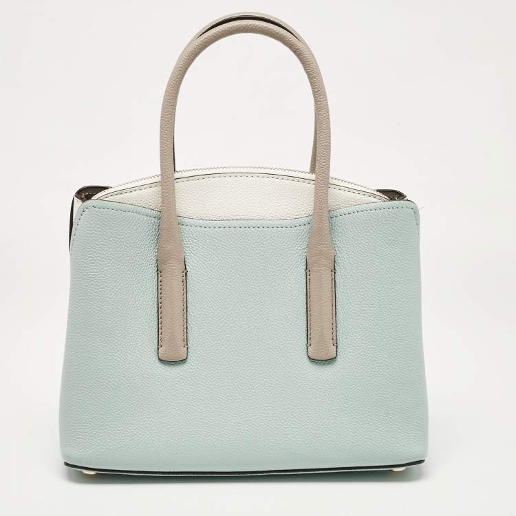 Pre Owned Kate Spade Tricolor Leather Medium Margaux Satchel