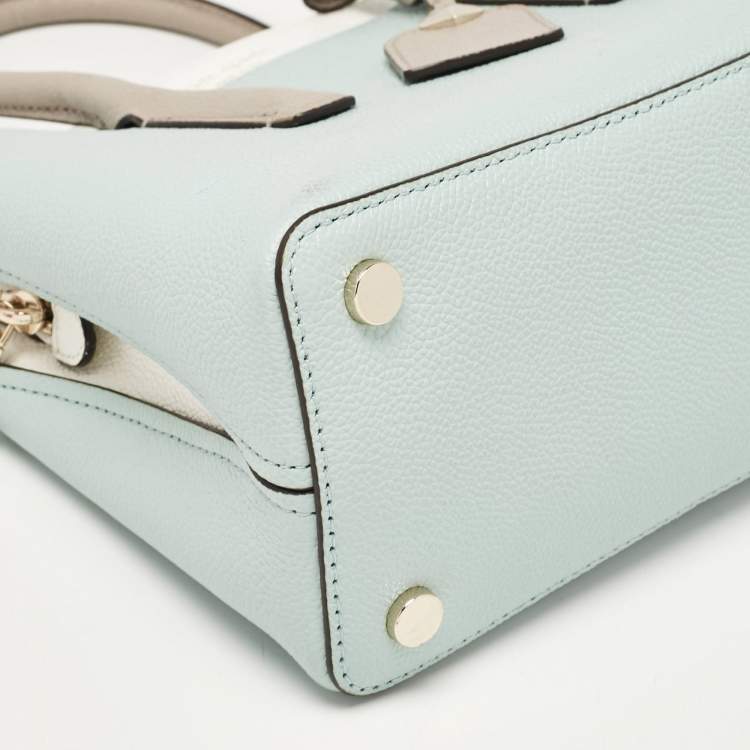 Pre Owned Kate Spade Tricolor Leather Medium Margaux Satchel