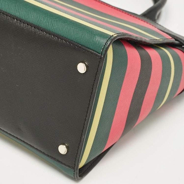 Pre Owned Kate Spade Multicolor Leather Medium Staci Tote