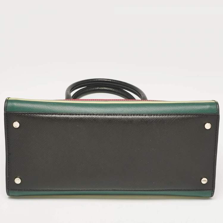 Pre Owned Kate Spade Multicolor Leather Medium Staci Tote