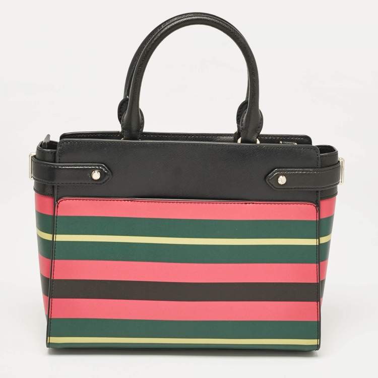 Pre Owned Kate Spade Multicolor Leather Medium Staci Tote