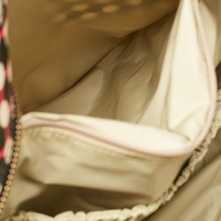 Pre Owned Kate Spade Multicolor Coated Canvas Polka Dots Stevie Tote