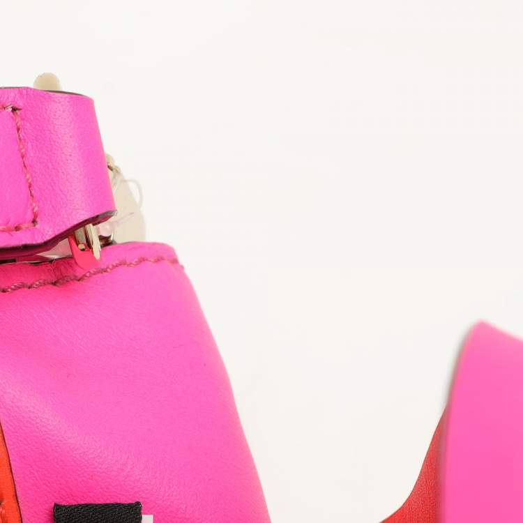 Pre Owned Kate Spade Pink Leather Little Kennedy Brightspot Avenue Satchel