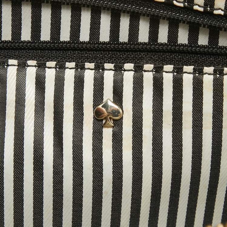 Pre Owned Kate Spade Black Leather Cameron Street Lucie Tote