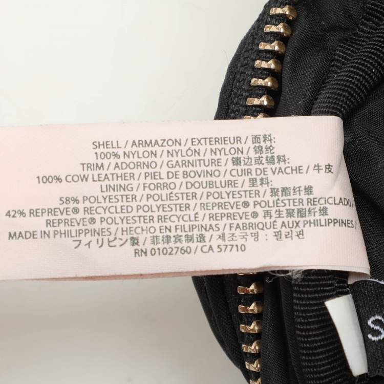 Pre Owned Kate Spade Black Satin Belt Bag