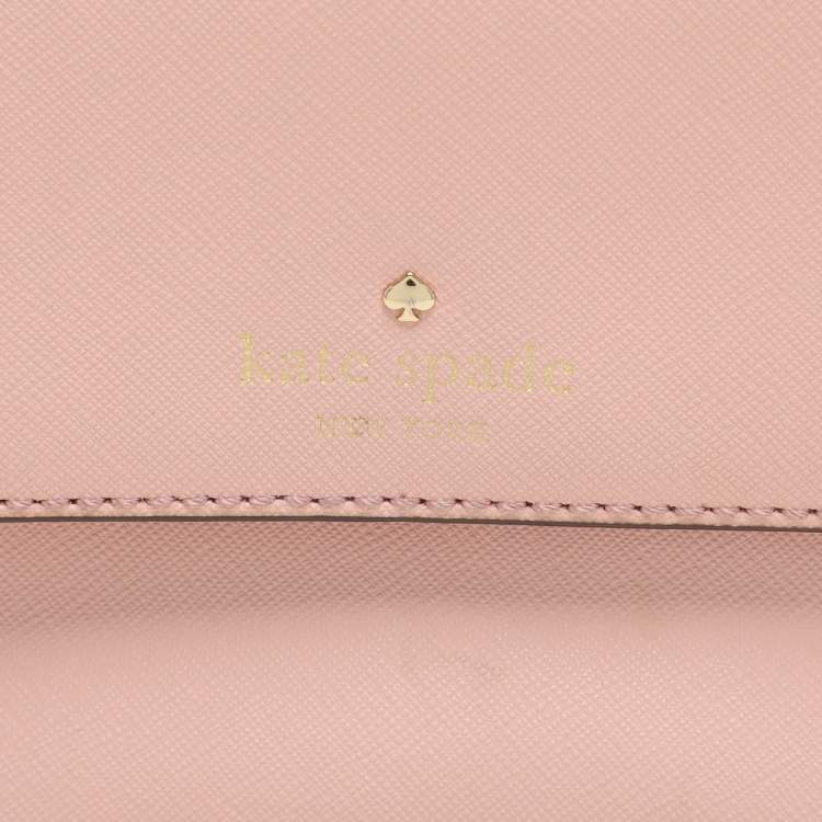Pre Owned Kate Spade Pink Leather Mini Nora Top Handle Bag