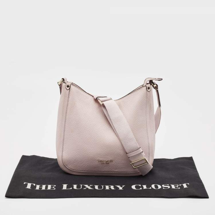 Pre Owned Kate Spade Lilac Leather Roulette Messenger Bag