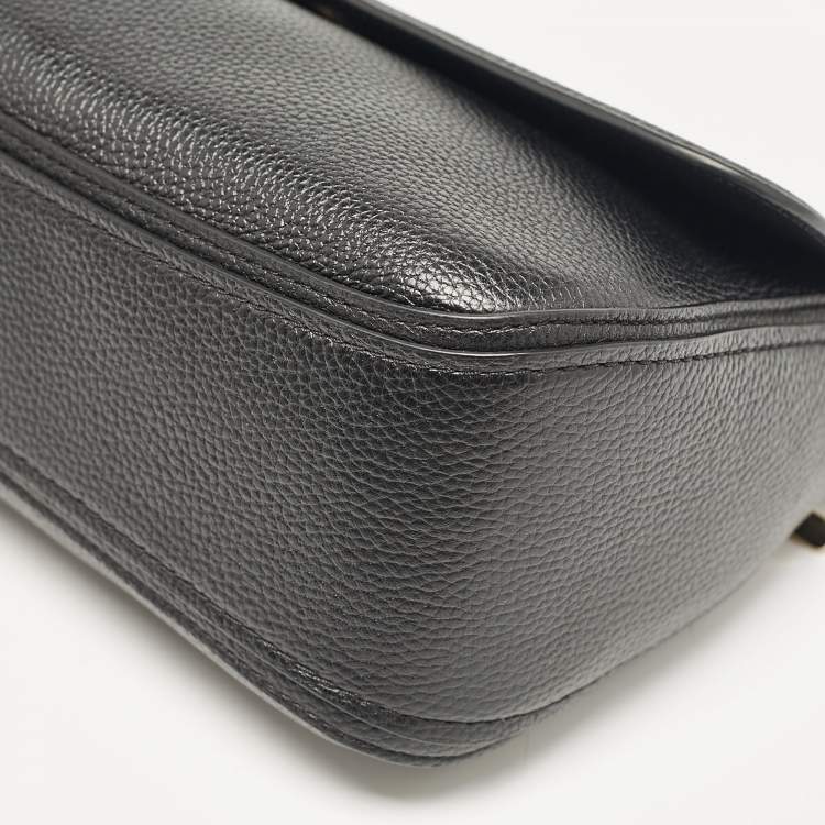 مملوكة مسبقًا Kate Spade Black Leather Polly Convertible Flap Shoulder Bag