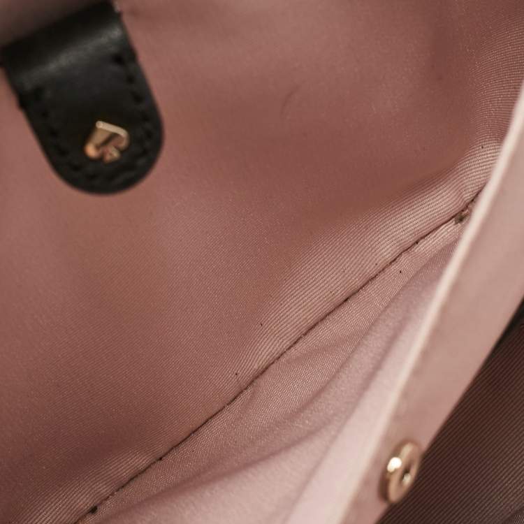 Pre Owned Kate Spade Black Leather Small Andi Canteen Shoulder Bag