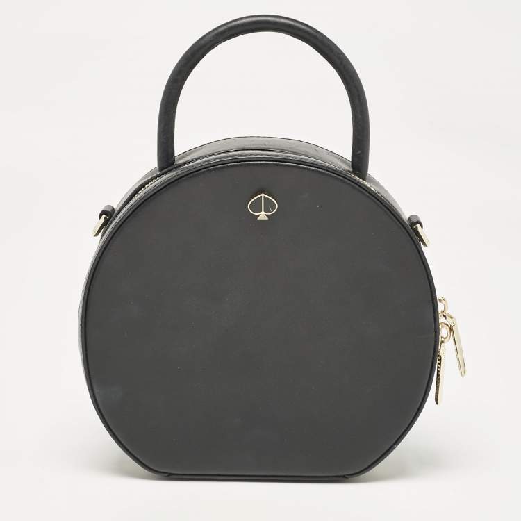 Pre Owned Kate Spade Black Leather Small Andi Canteen Shoulder Bag