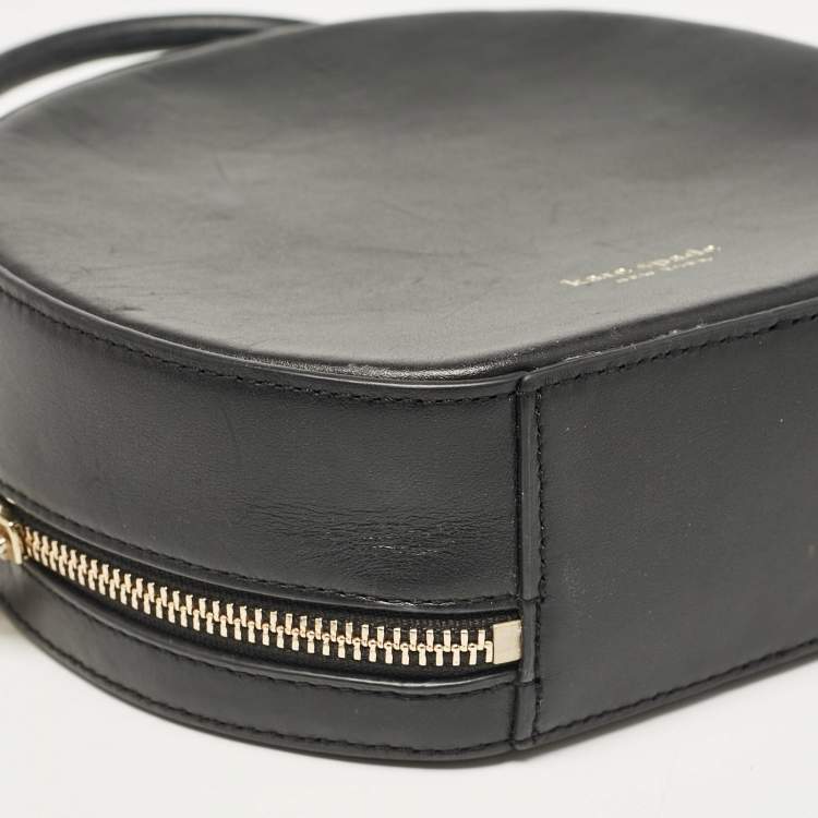 Pre Owned Kate Spade Black Leather Small Andi Canteen Shoulder Bag
