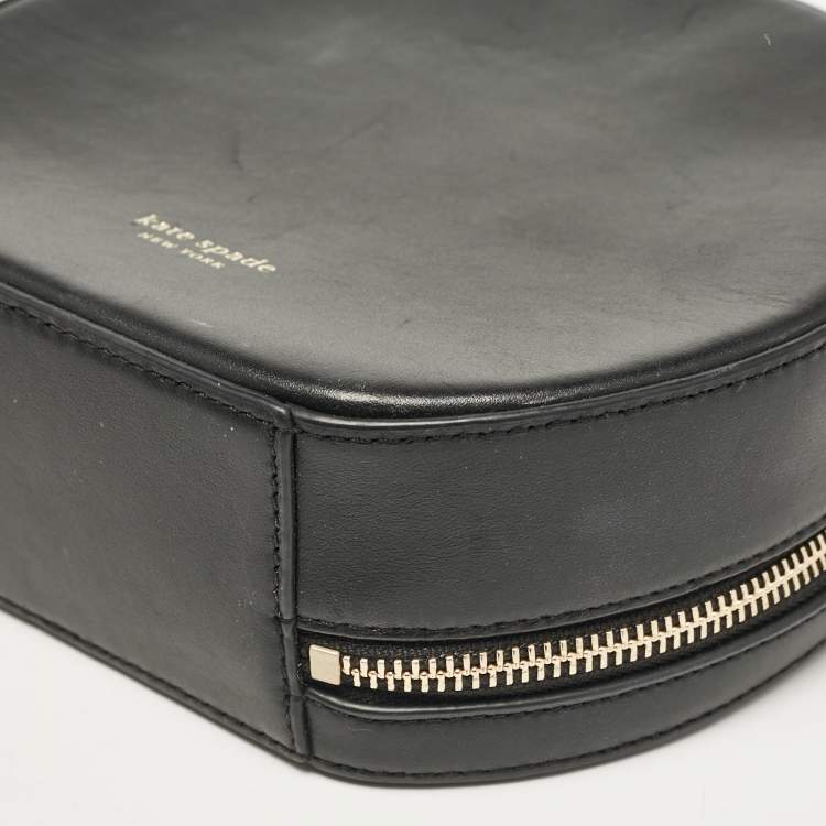 Pre Owned Kate Spade Black Leather Small Andi Canteen Shoulder Bag