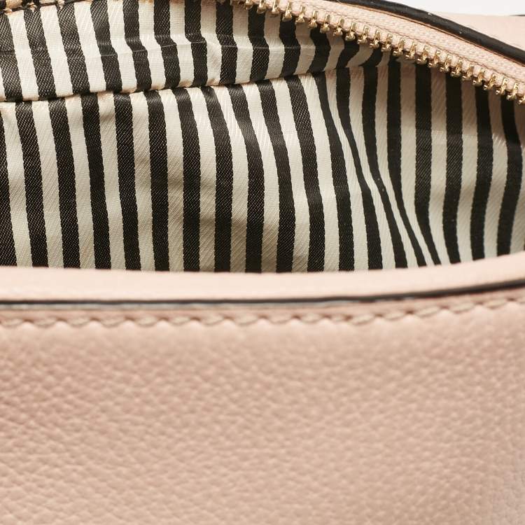 Pre Owned Kate Spade Pink Leather Kingston Drive Arla Crossbody Bag