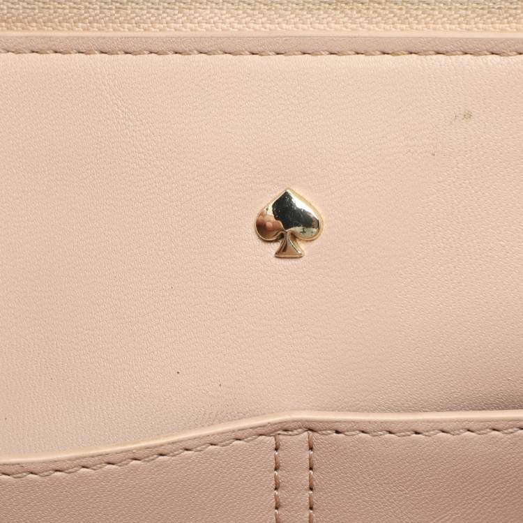 Pre Owned Kate Spade Blue Leather Hayes Street Tote