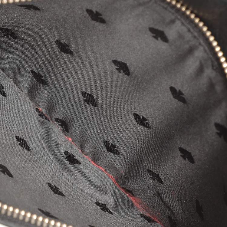 Pre Owned Kate Spade Black Leather Luna Crescent Crossbody Bag