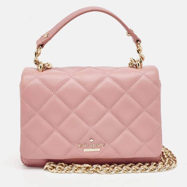 Kate spade pink quilted bag online