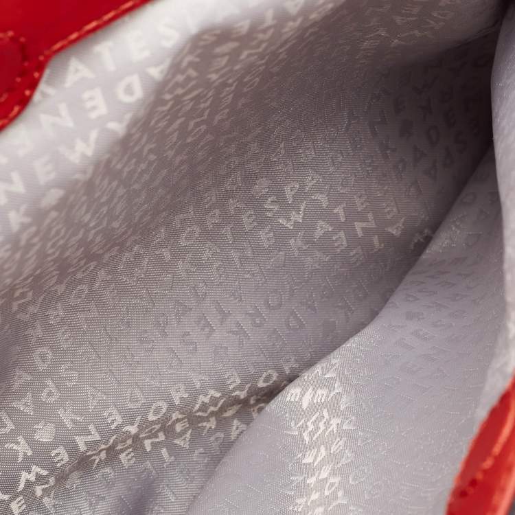 Pre Owned Kate Spade Red Leather Beacon Court Jeanne Tote