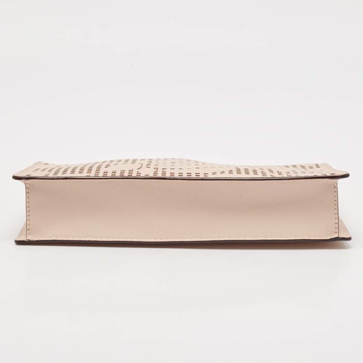Pre Owned Kate Spade Light Pink Leather Cameron Street Clarise Crossbody Bag