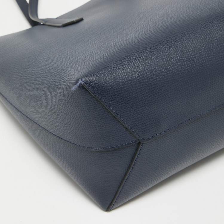 Pre Owned Kate Spade Navy Blue Leather Molly Tote