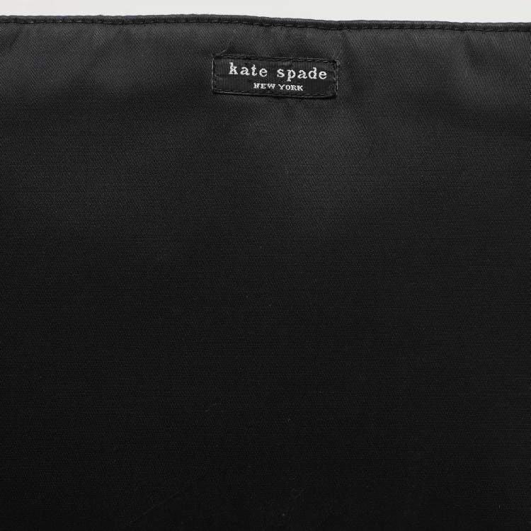 Pre Owned Kate Spade Black Nylon Shoulder Bag
