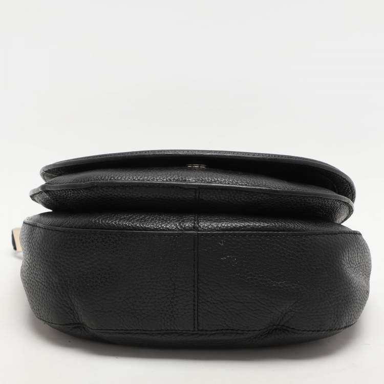 Pre Owned Kate Spade Black Leather Oliver Street Lilly Crossbody Bag