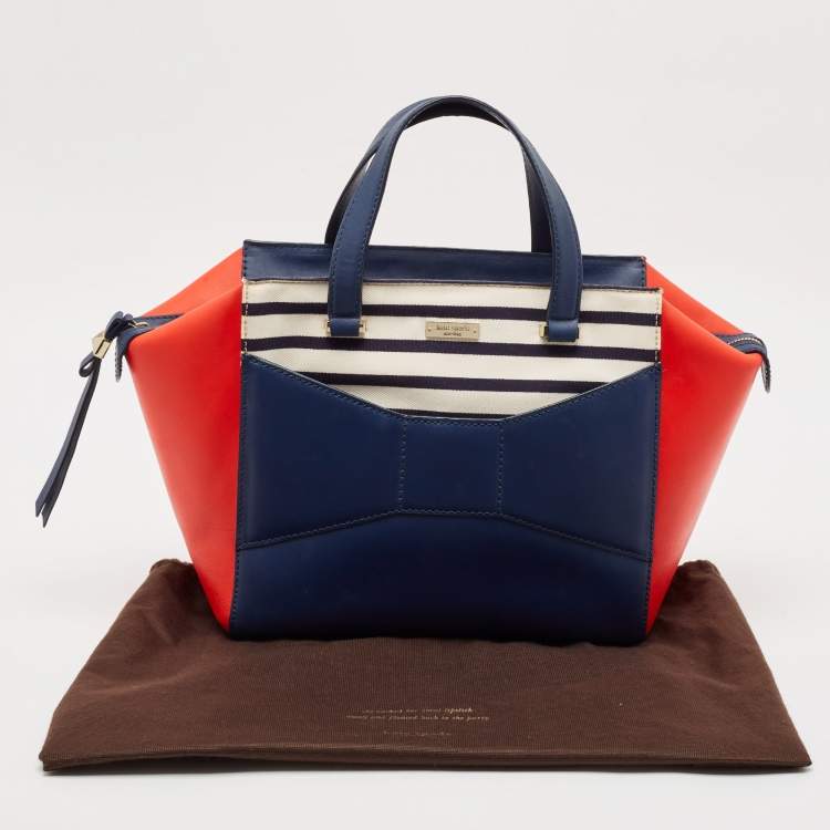 Pre Owned Kate Spade Multicolor Leather 2 Park Avenue Beau Tote