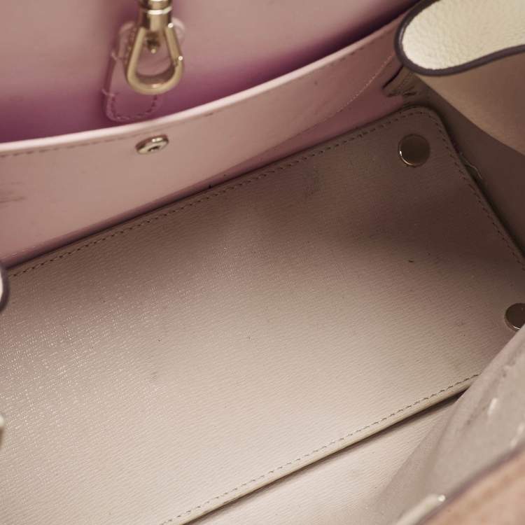 Pre Owned Kate Spade Tricolor Leather Knott Satchel