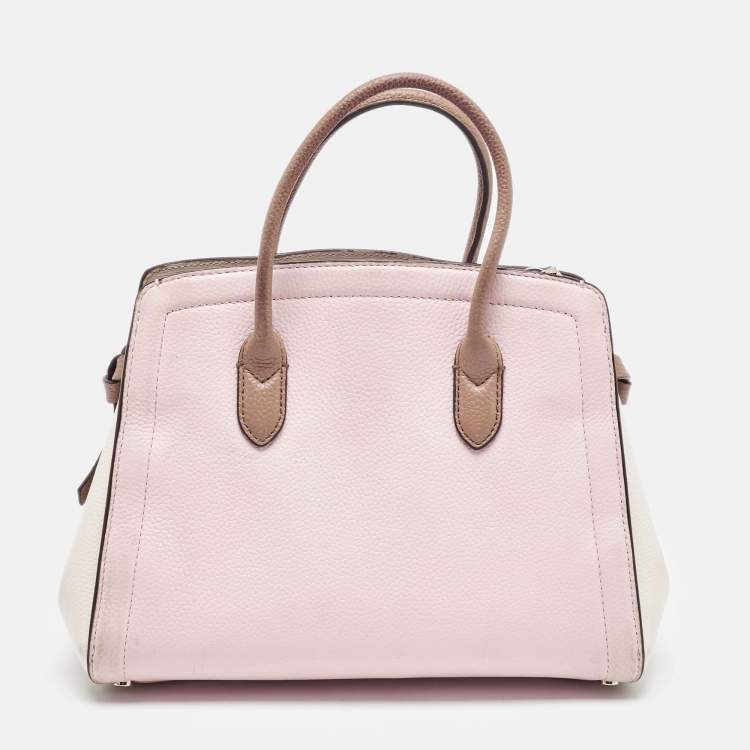 Pre Owned Kate Spade Tricolor Leather Knott Satchel