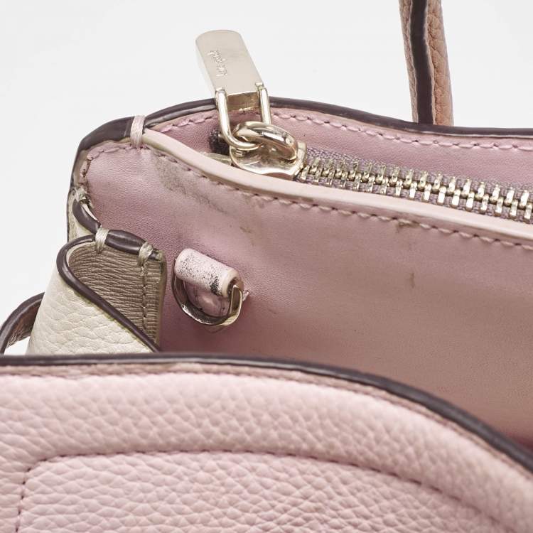 Pre Owned Kate Spade Tricolor Leather Knott Satchel