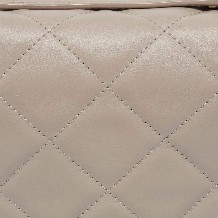 Pre Owned Kate Spade Light Mauve Quilted Leather Emerson Place Vivenna Shoulder Bag