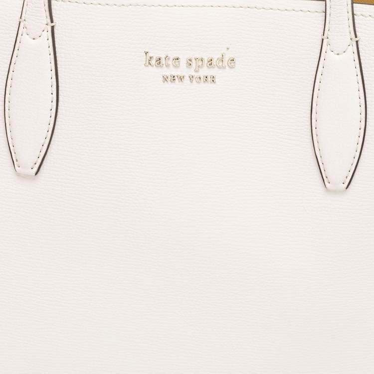 مملوكة مسبقًا Kate Spade Off White Leather Aldy Tote