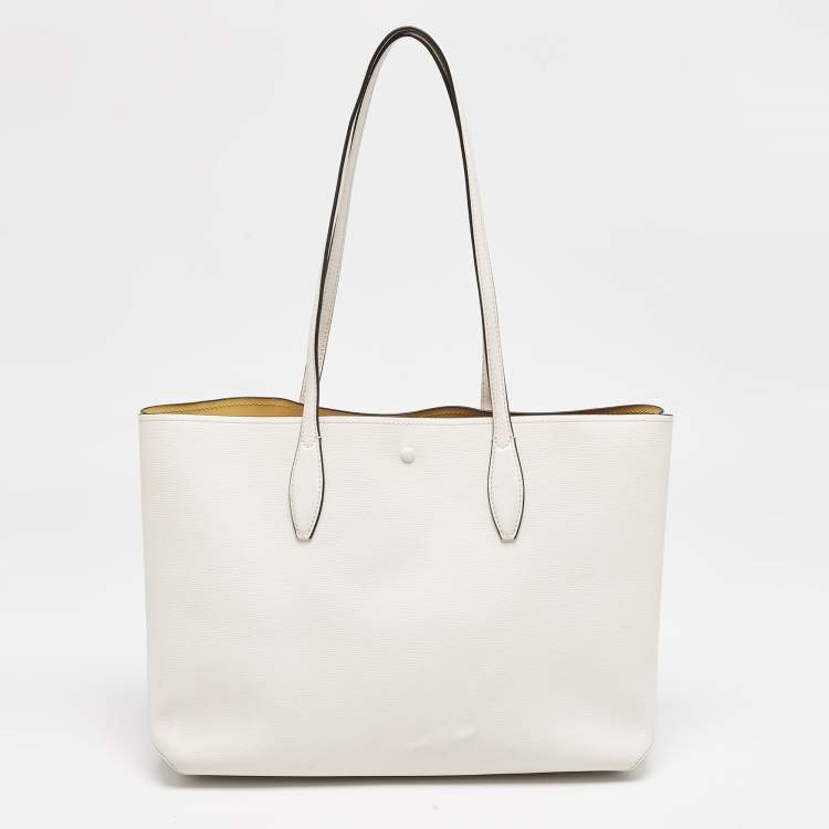 مملوكة مسبقًا Kate Spade Off White Leather Aldy Tote