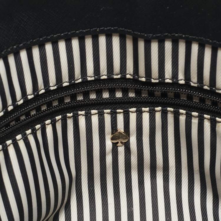 Pre Owned Kate Spade Black Saffiano Leather Cameron Street Zip Crossbody Bag