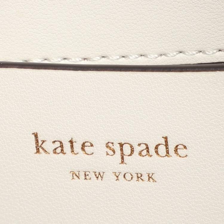 Pre Owned Kate Spade White Leather Gramercy Hobo