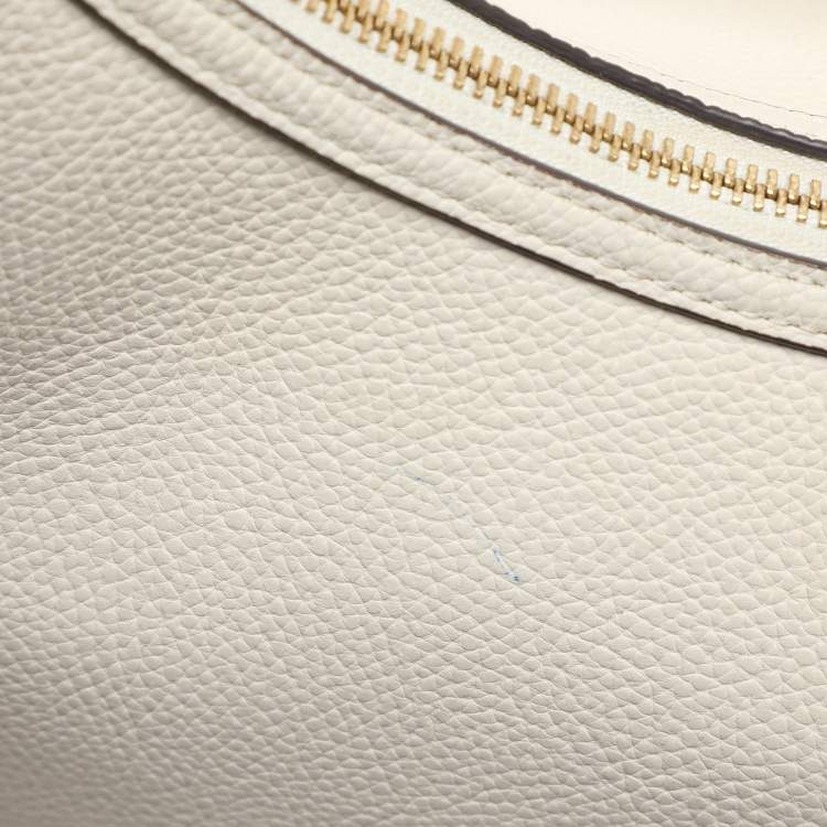 Pre Owned Kate Spade White Leather Gramercy Hobo