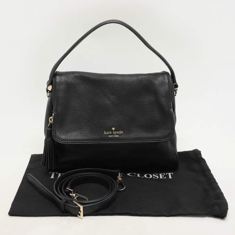 Pre Owned Kate Spade Black Leather Chester Street Shoulder Bag