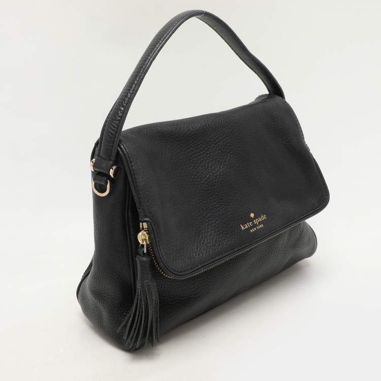 Pre Owned Kate Spade Black Leather Chester Street Shoulder Bag