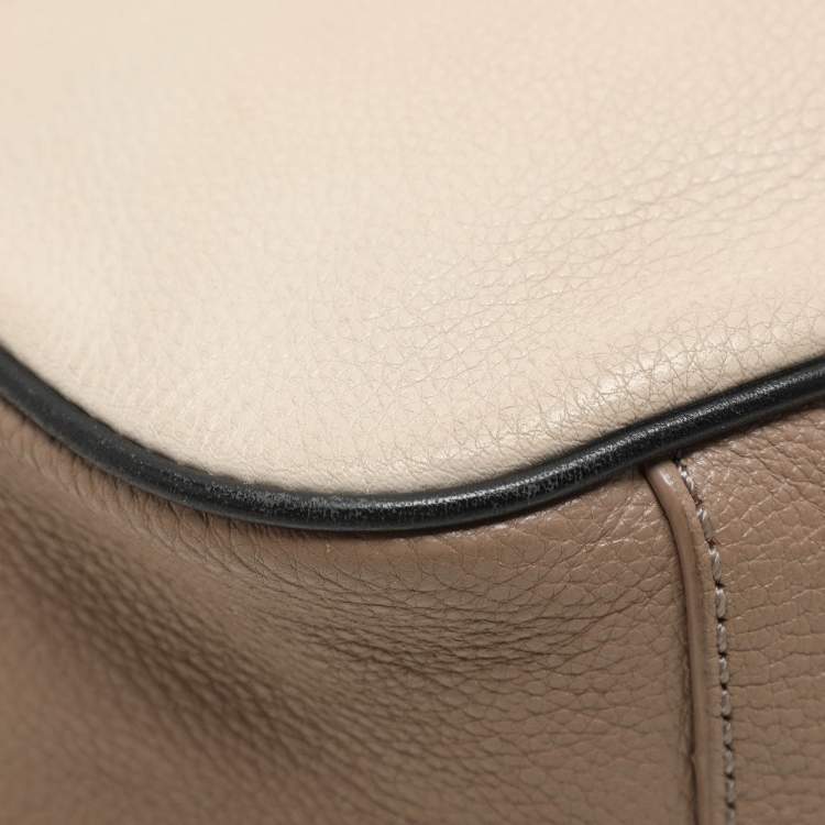 Pre Owned Kate Spade Beige/Cream Leather Small Devin Shoulder Bag