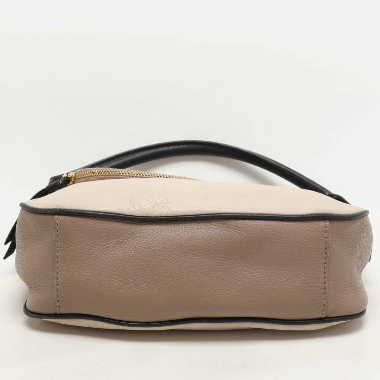 Pre Owned Kate Spade Beige/Cream Leather Small Devin Shoulder Bag
