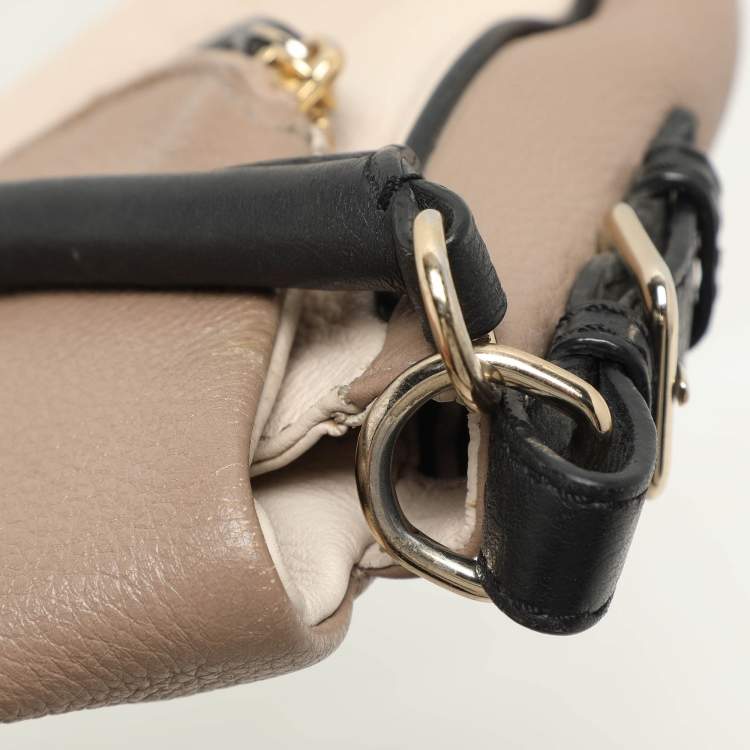 Pre Owned Kate Spade Beige/Cream Leather Small Devin Shoulder Bag