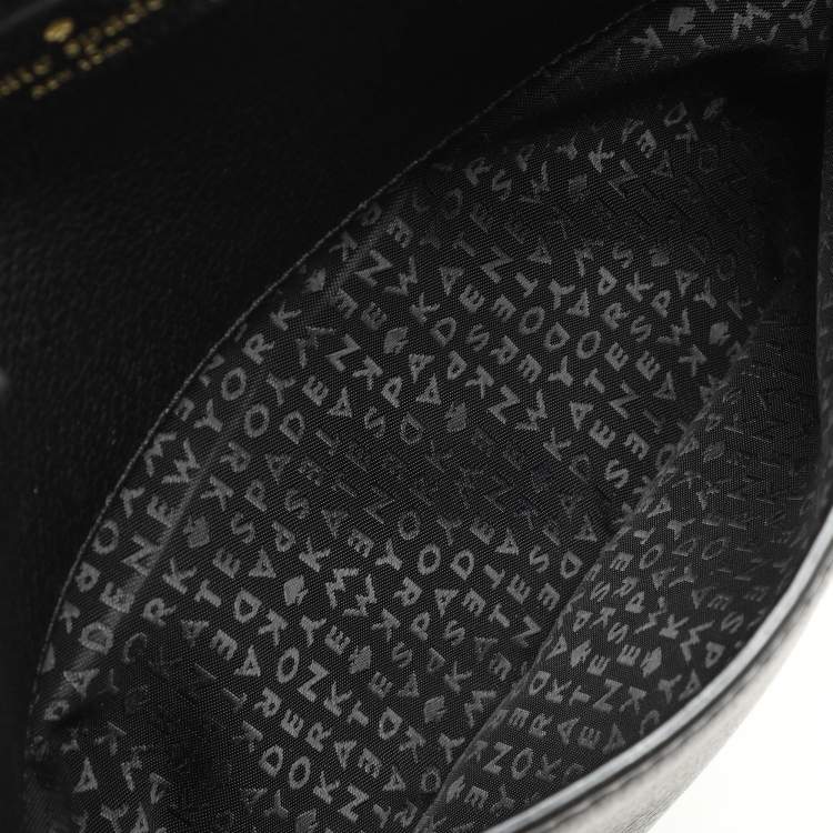 Pre Owned Kate Spade Black Leather Dome Satchel