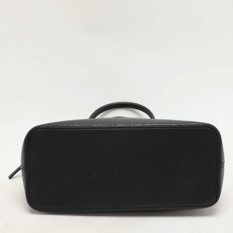 Pre Owned Kate Spade Black Leather Dome Satchel