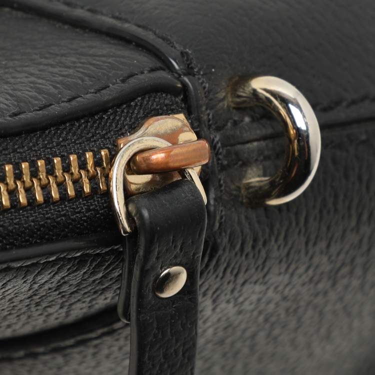 Pre Owned Kate Spade Black Leather Dome Satchel