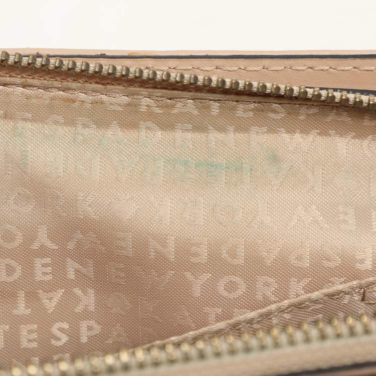 Pre Owned Kate Spade Beige Leather Satchel