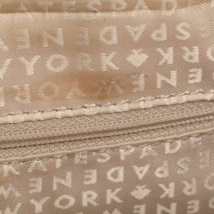 Pre Owned Kate Spade Beige Leather Satchel