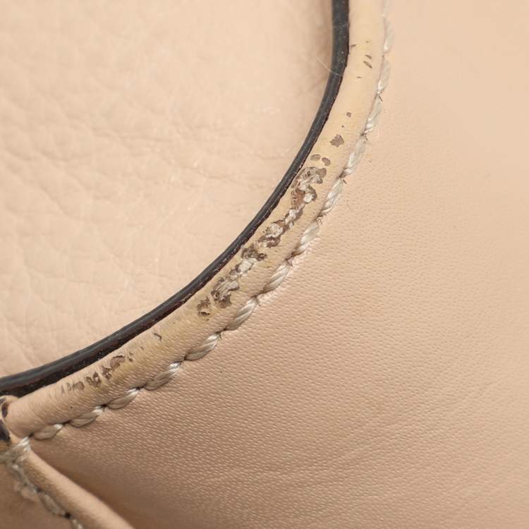 Pre Owned Kate Spade Beige Leather Satchel