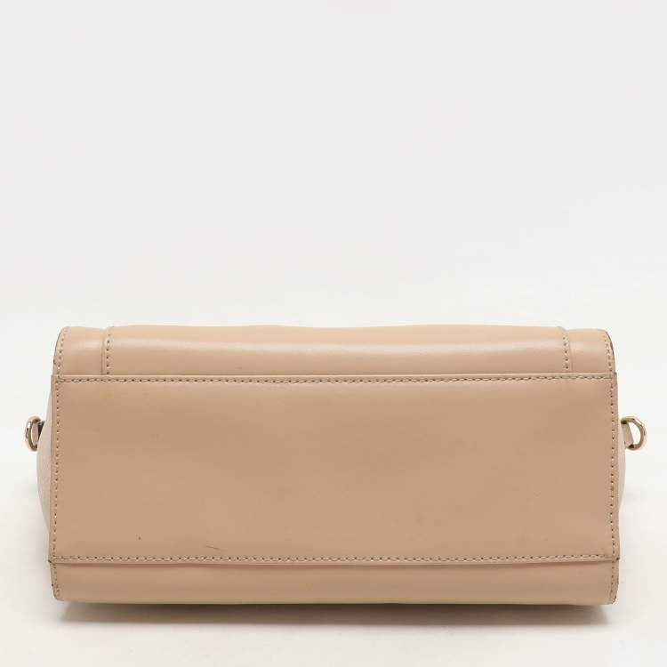 Pre Owned Kate Spade Beige Leather Satchel